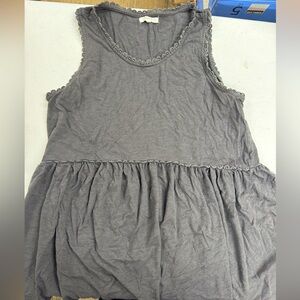 Women’s Maurice’s peplum tank top - size medium